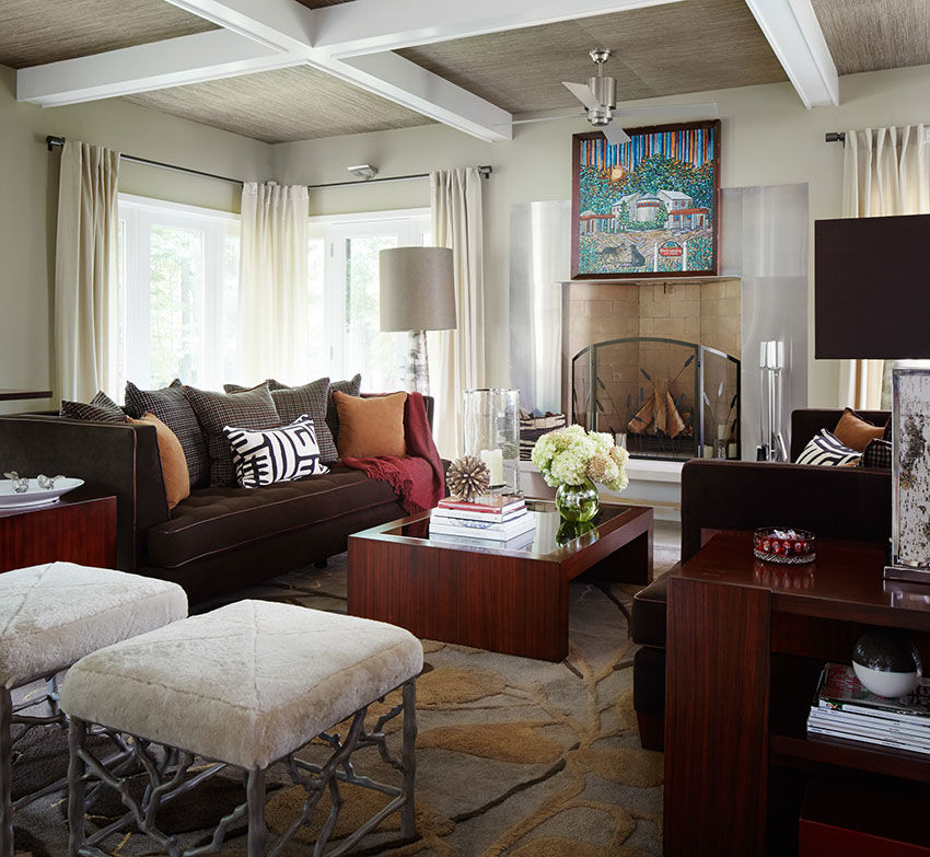 New Buffalo lakeside family room